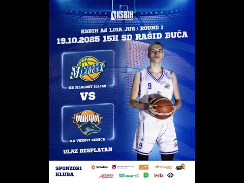K.K. "MLADOST" Ilijaš - K.K. "VUKOVI" Zenica - A2 Liga Jug - 1. Kolo