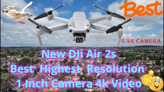 Fantastic 5.4k, 1 Inch Video Camera UHD Review Best Result New DJi Air 2s Drone (Great, Smooth Fast)