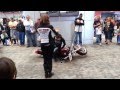 100 Lb Girl Picks Up A Harley