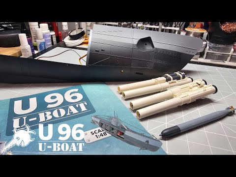 Build the 1:48 Scale U96 U Boat - Pack 3 - Stages 9-12