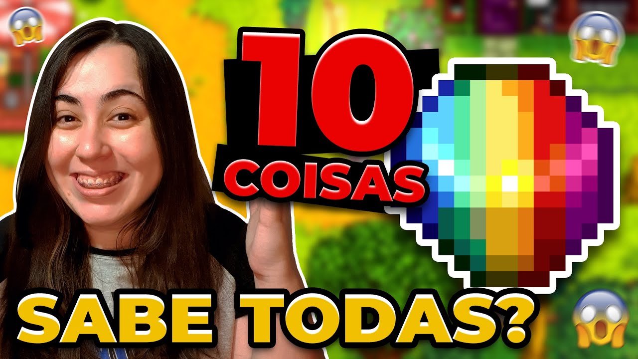 10 COISAS PRA VOCÊ FAZER COM FRAGMENTO PRISMÁTICO NO STARDEW VALLEY