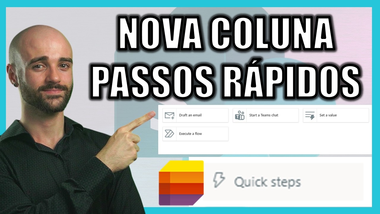 QuickSteps no SharePoint List: Botões Nativos para E-mail, Atualizar Campos e Rodar Flow