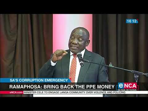 Ramaphosa Pay back the PPE money