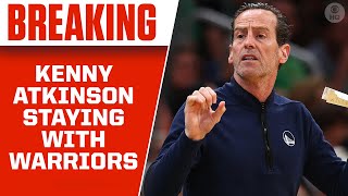 Kenny Atkinson opts to remain with the Warriors | CBS Sports HQ