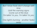 Alan Parsons Project - I'm Talkin' To You Lyrics