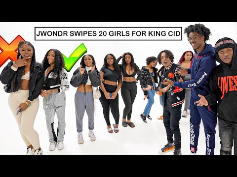 Jwondr & Callofkidd Swipe 20 Girls For King Cid!