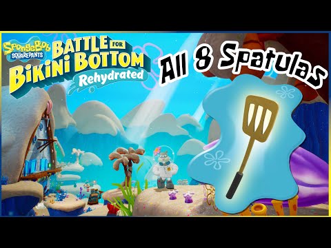 Sand Mountain - All Golden Spatulas | SpongeBob Battle for Bikini Bottom - Rehydrated
