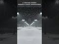 A Vintage Street during a Night Snowstorm #shorts