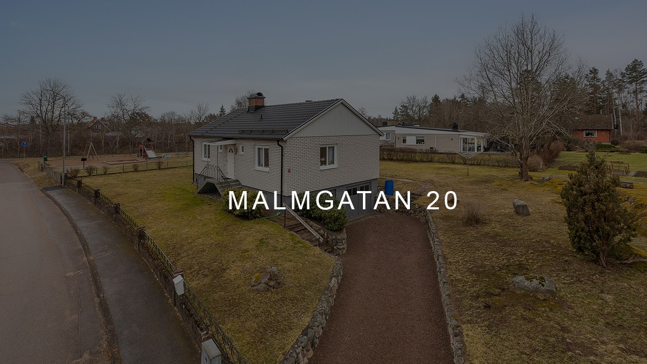 3 rum Villa på Malmgatan 20 Nybro Nybro kommun - video