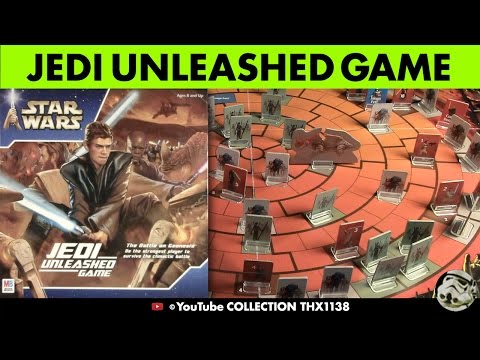 STAR WARS JEDI UNLEASHED Board Game with Full Gameplay Hasbro Milton Bradley 