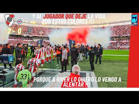 "RIVER vs ARGENTINOS 16/08/26 - PORQUE A RIVER LO QUIERO LO VENGO A ALENTAR + QUE ESTA HINCHADA..." Barra: Los Borrachos del Tablón &bull; Club: River Plate