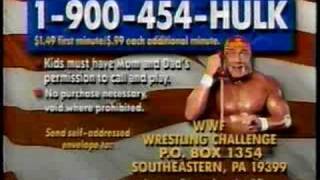 Back before you could listen to him complain about having sex on a full stomach in his sex tape, you could pay to listen to him tell you cool Hulk things. According to a factoid flagged "citation needed" on Wikipedia, the Hulkster's line was the most profitable 900 number from 1991-1993 on AT&T. Oh, brother.