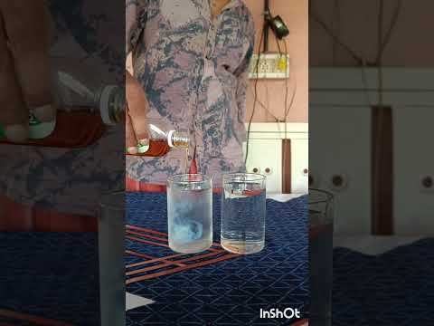 Dettol and cold water + normal water experiment #shorts