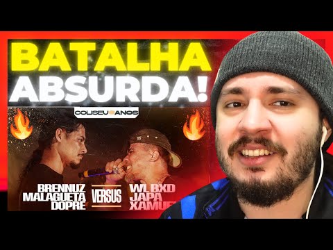 🔥🔥 BRENNUZ, MALAGUETA E DOPRÊ X WL BXD, XAMUEL E JAPA - 6 ANOS COLISEU | REACT BAUEB