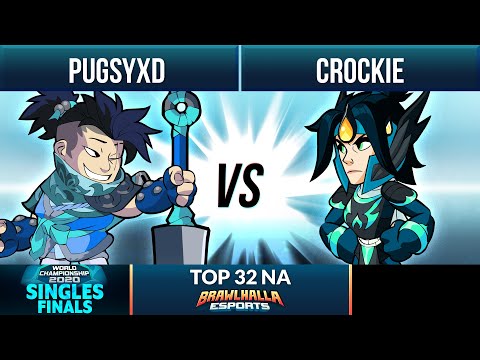Pugsyxd vs Crockie - Top 32 - Brawlhalla World Championship 2020 - 1v1 NA