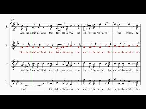 Handel's Messiah Part 22 - Behold the lamb of God  - Alto practice part