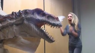 Funny Japanese Prank T-Rex Dinosaur in Hall Way | 2015 HD | Best Of Japan Pranks Fun New Laughs
