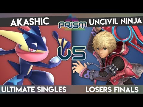 PRISM 151 - Akashic (Greninja) vs. Uncivil Ninja (Shulk) - Losers Finals - Smash Ultimate Singles