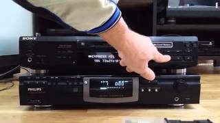 Video thumbnail for Philips CDR760 - Sony MDS-JE520 by yiannis DM