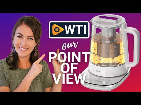 Titanium & Stainless Steel Electric Kettle with Tea Infuser and Temperature Control - WTI product video review