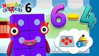 Numberblocks Shop Game | Number 6 Subtraction Practice for Toddlers
