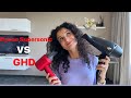 Dyson Supersonic vs GHD blow dryer | Which one is the best ? | Tested on thick curly hair |