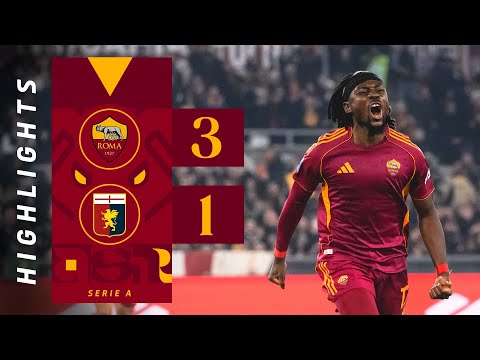 ROMA 3-1 GENOA | SERIE A HIGHLIGHTS 2025-26