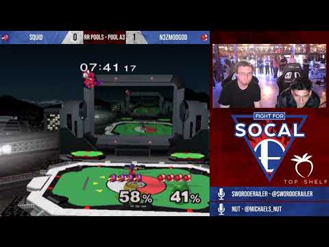 Fight For SoCal 8 - Squid (Falco) VS TNC | n3zModGod (Yoshi) - SSBM - RR Pools (A3)
