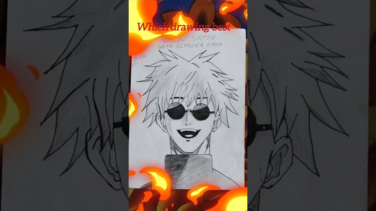 gojo vs sukuna drawing battle 🔥