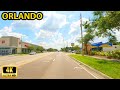 Orlando Florida Real Streets Driving Through