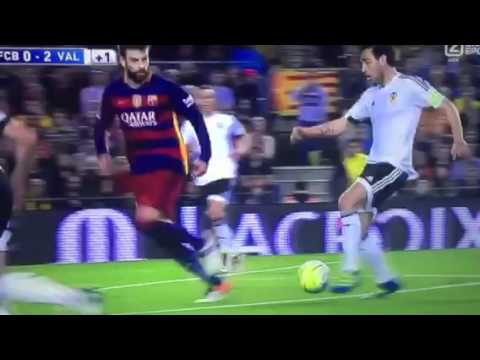 Goal Valencia Santi Mina, - Barcelona 0-2  0-1 17.04.2016