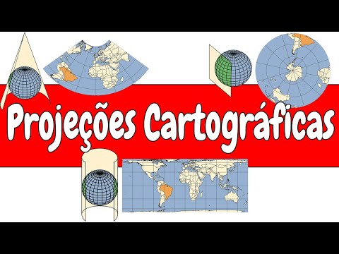 Projeções Cartográficas: Plana, Conica e Cilindrica - Entenda Agora