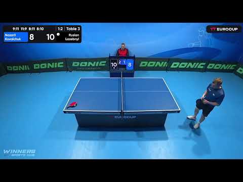 15:55 Nazarii Kovalchuk 1-3 Ruslan Lazebnyi 17.04.2023 TT Euro.Cup Ukraine Star