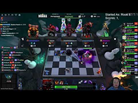 4 Elemental/Warlocks! Dota Auto Chess Season 40!