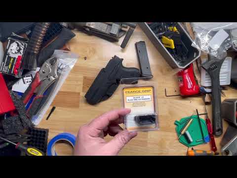 Glock 43 Pearce Grip install and Blade Tech Holster