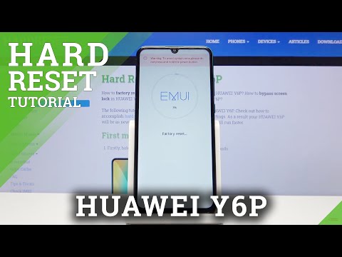 How to Hard Reset Huawei Y6P –  Erase Data / Delete Password