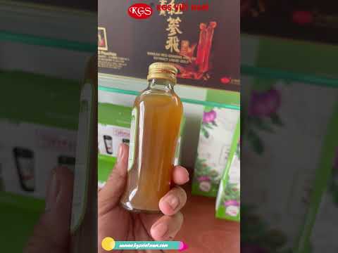 Video Chi Tiết Nước linh chi mật ong 120ml x 10 chai KGS 