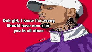 Chris Brown - Breathe (Lyrics On Screen)