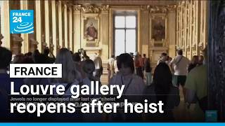 Paris Louvre reopens Apollo Gallery after €88 million crown jewels heist