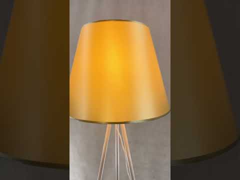 фото напольный светильник торшер 1308/1-белый+шампань 0