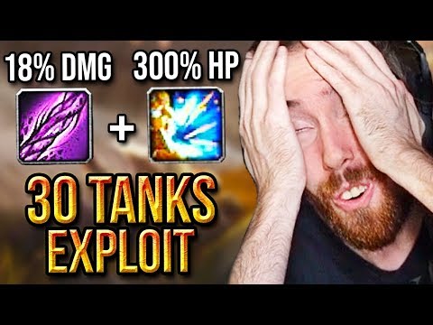 A͏s͏mongold Tests NEW Game Breaking 30 TANKS Strategy In PvP & PvE