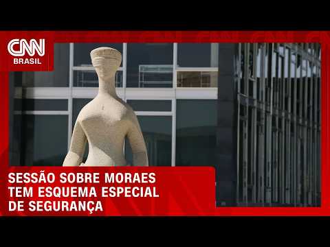 Julgamento de Moraes: sessão tem esquema especial de segurança no STF | LIVE CNN