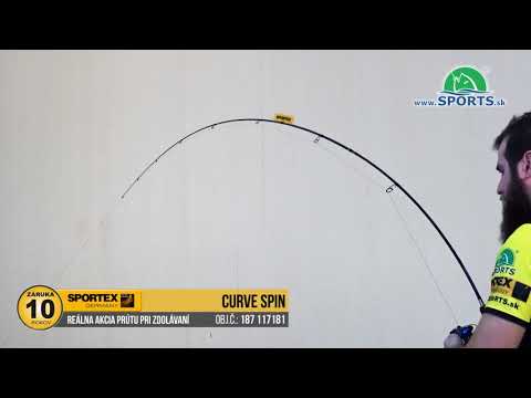SPORTEX - Prívlačový prút Curve Spin 2,10 m 20 g