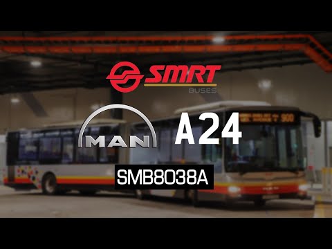 [SMRT Buses] MAN NG363F (A24) (SMB8038A) - Ride on Service 858