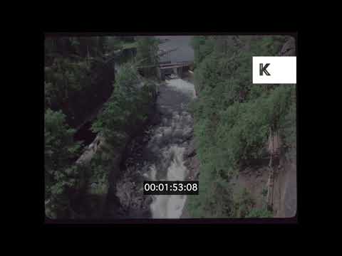 1970s, 1980s Sweden, Windmill and Fjord, 35mm