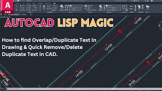 Download the video "CAD Lisp Tutorial: Finding & Deleting Overlapping/Duplicate Text"