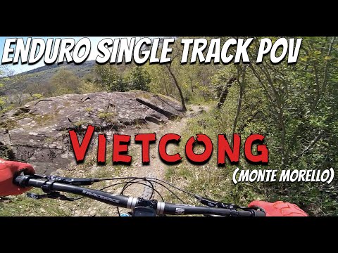 MTB Enduro POV - "Vietcong" downhill single track in Monte Morello (Florence)