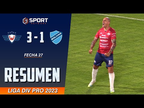 WILSTERMANN 3 - 1 BOLIVAR ( Resumen del Partido)