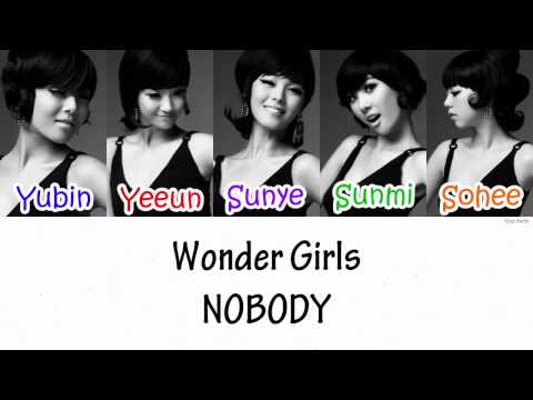 Wonder Girls - NOBODY Lyrics [HAN|ROM|ENG]