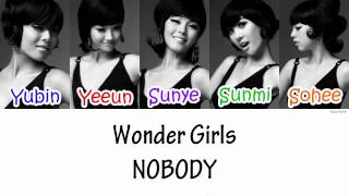 Wonder Girls NOBODY Lyrics...